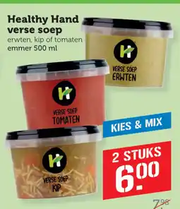 Dagwinkel Healthy Hand verse soep aanbieding