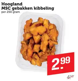 Dagwinkel Hoogland MSC gebakken kibbeling aanbieding