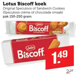 Dagwinkel Lotus Biscoff koek aanbieding