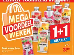 Dagwinkel Raak siroop Zero aanbieding