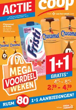Coop Chocomel of Fristi aanbieding
