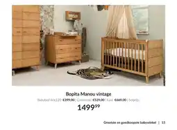 Babypark Bopita Manou vintage aanbieding