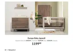 Babypark Europe Baby Japandi aanbieding