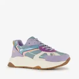 Scapino Blue Box dames dad sneakers denim lila aanbieding