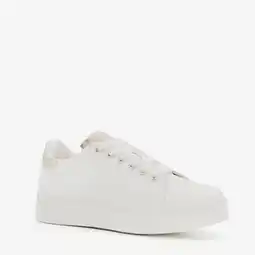 Scapino Blue Box dames sneakers wit goud aanbieding