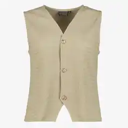 Scapino TwoDay dames gilet beige aanbieding