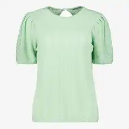Scapino TwoDay kanten dames top mintgroen aanbieding