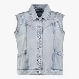 Scapino Twoday dames spijker gilet lichtblauw aanbieding