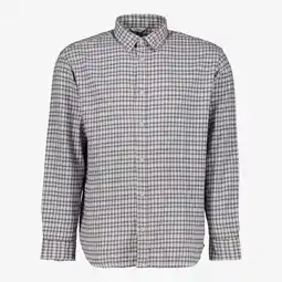 Scapino JJ REBEL geruit heren overhemd grijs aanbieding