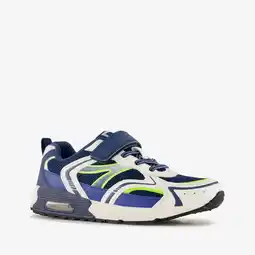 Scapino Blue Box jongens sneakers met airzool blauw wit aanbieding