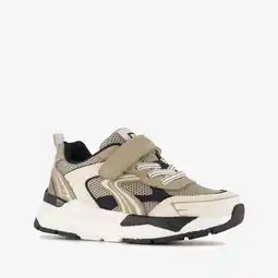 Scapino Blue Box jongens sneakers beige zwart aanbieding