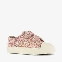 Scapino Meisjes sneakers met bloemenprint roze aanbieding