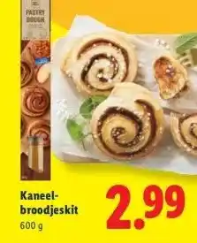 Lidl Kaneel- broodjeskit aanbieding