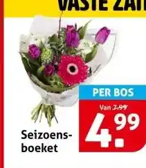 Hoogvliet Seizoens- boeket aanbieding