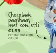 Dirk Chocolade paashaa met confetti aanbieding