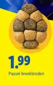 Lidl Paasei breekbroden aanbieding