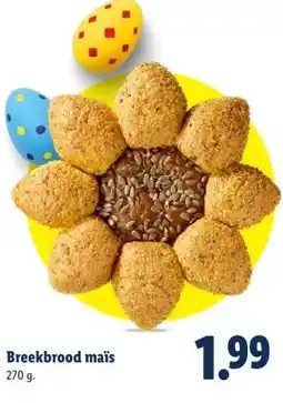 Lidl Breekbrood maïs aanbieding