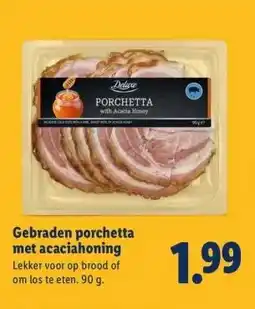 Lidl Gebraden porchetta met acaciahoning aanbieding