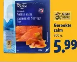 Lidl Gerookte zalm aanbieding