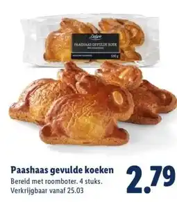 Lidl Paashaas gevulde koeken aanbieding