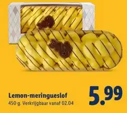 Lidl Lemon-meringueslof aanbieding