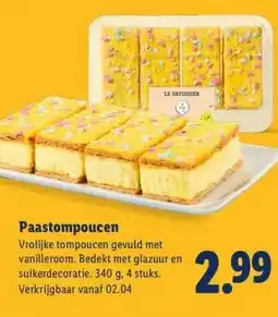 Lidl Paastompoucen aanbieding