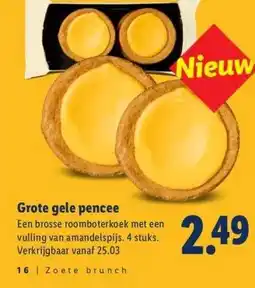 Lidl Grote gele pencee aanbieding