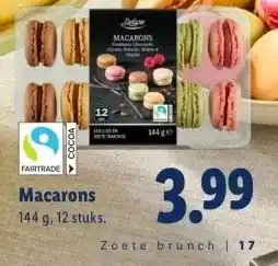 Lidl Macarons aanbieding