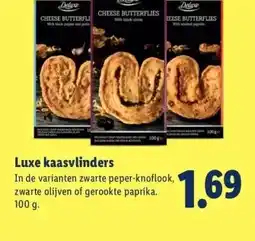 Lidl Luxe kaasvlinders aanbieding