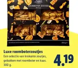 Lidl Luxe roomboterzoutjes aanbieding