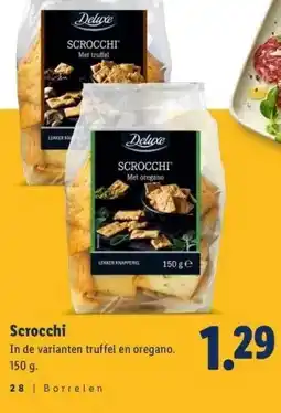 Lidl Scrocchi aanbieding