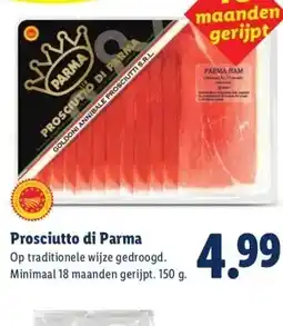 Lidl Prosciutto di Parma aanbieding