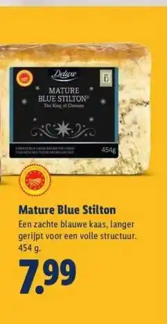 Lidl Mature Blue Stilton aanbieding