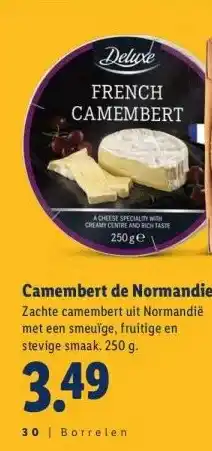 Lidl Camembert de Normandie aanbieding
