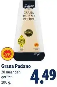 Lidl Grana Padano aanbieding