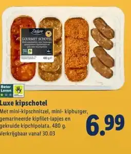 Lidl Luxe kipschotel aanbieding