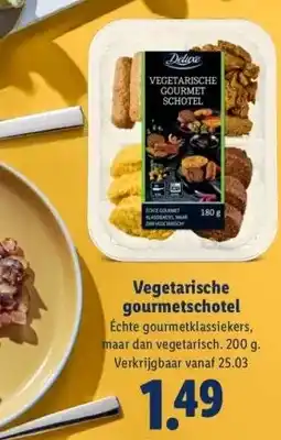 Lidl Vegetarische gourmetschotel aanbieding