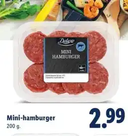 Lidl Mini-hamburger aanbieding