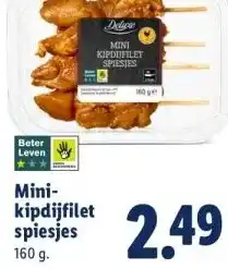 Lidl Mini- kipdijfilet spiesjes aanbieding