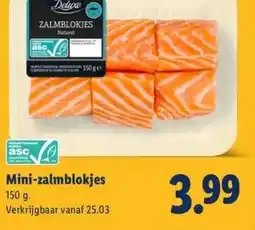 Lidl Mini-zalmblokjes aanbieding