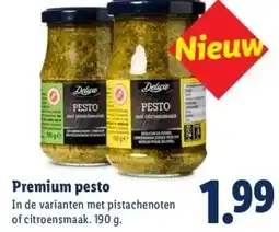 Lidl Premium pesto aanbieding