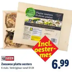 Lidl Zeeuwse platte oesters aanbieding
