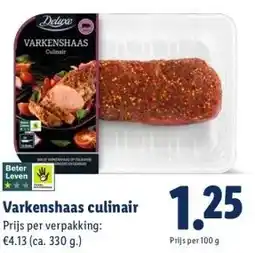 Lidl Varkenshaas culinair aanbieding