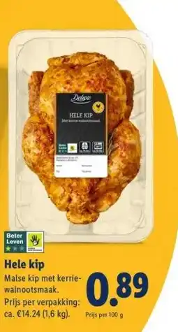 Lidl Hele kip aanbieding