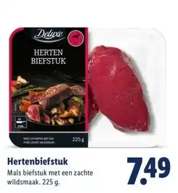 Lidl Hertenbiefstuk aanbieding
