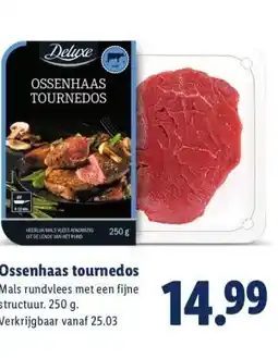 Lidl Ossenhaas tournedos aanbieding