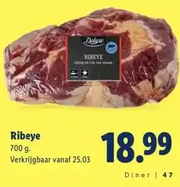 Lidl Ribeye aanbieding