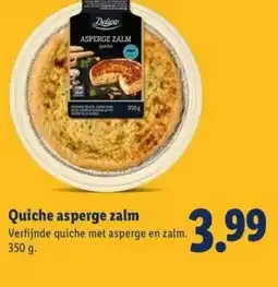 Lidl Quiche asperge zalm aanbieding