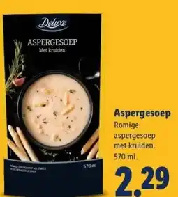 Lidl Aspergesoep aanbieding