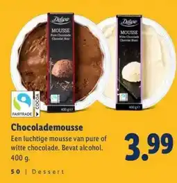 Lidl Chocolademousse aanbieding
